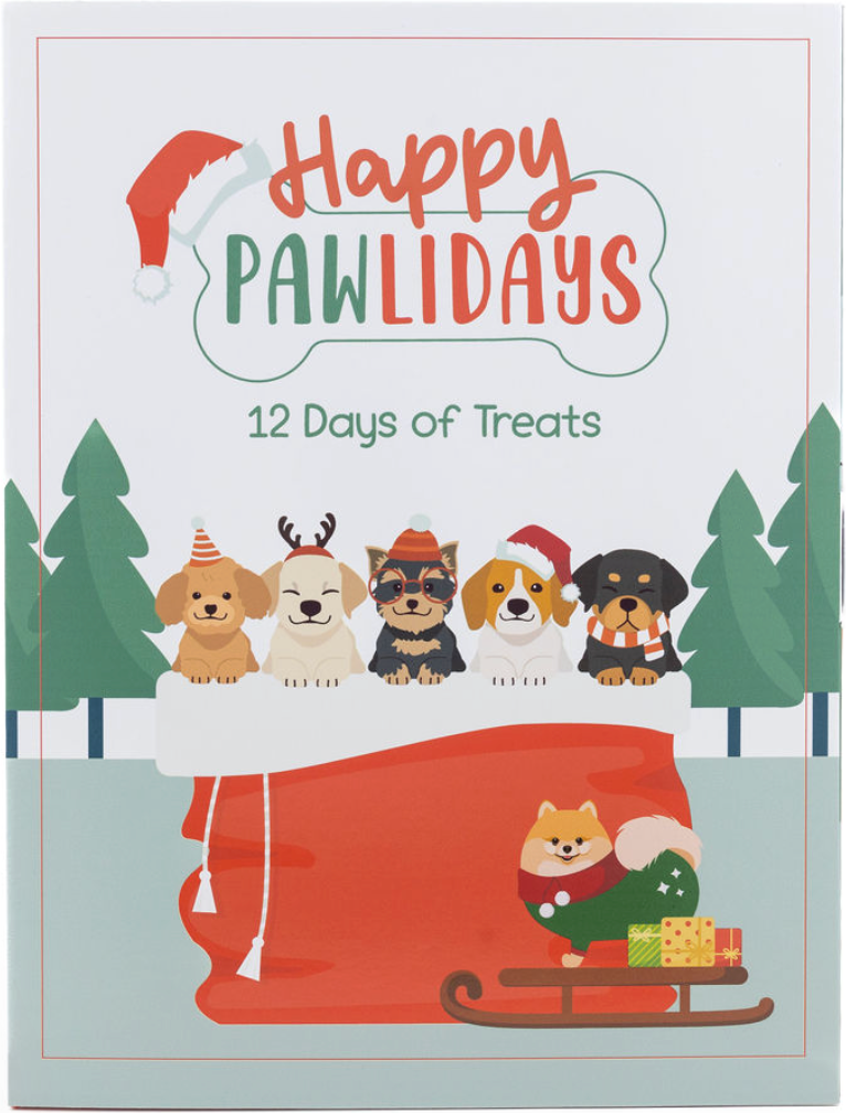 Dog Treat Pawliday Advent Calendar, 12-Day